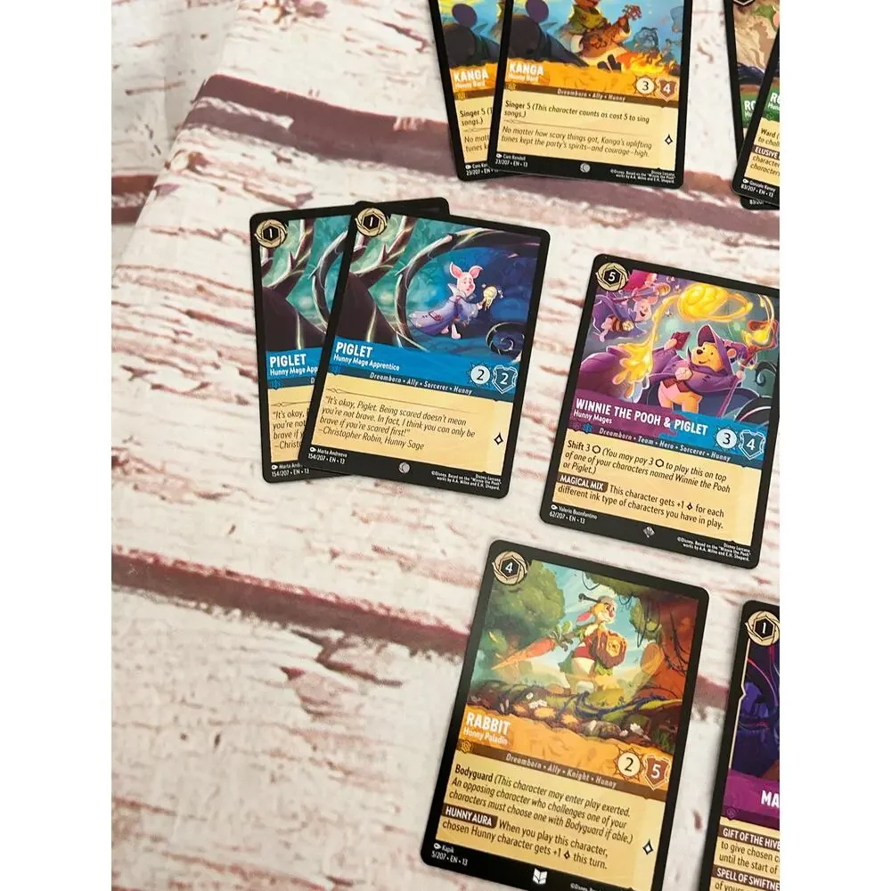 DISNEY LORCANA Attack of the Vine Card Lot Winnie the Pooh & Friends